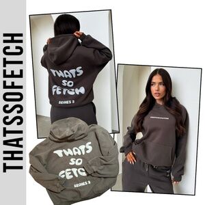 THATSSOFETCH Series 3 Hoodie Charcoal Women’s Size M/L